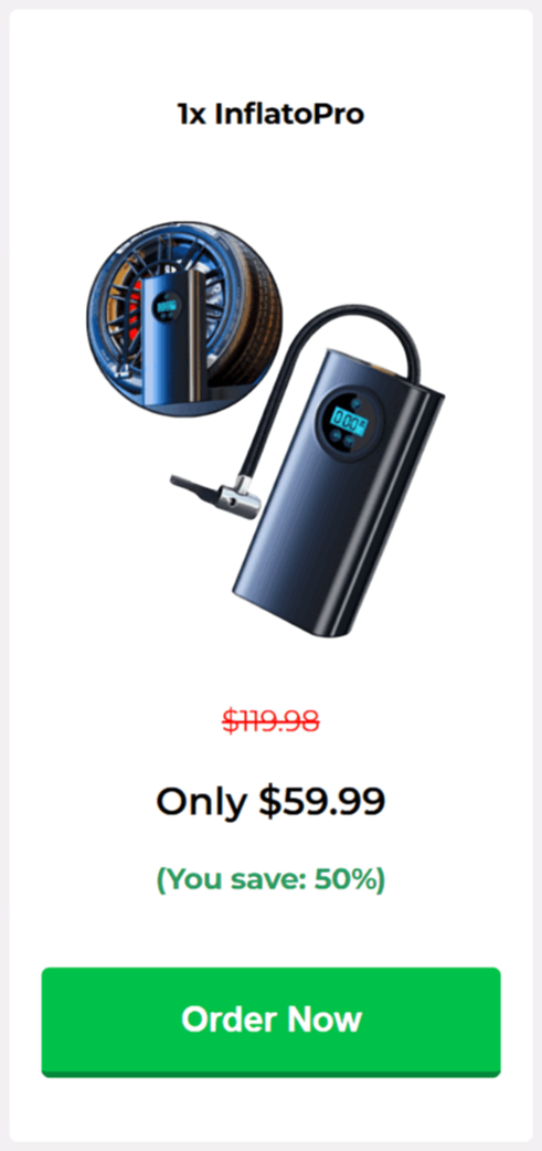 InflatoPro offer price 